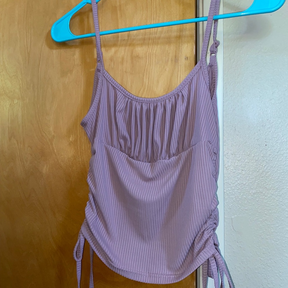 Ruched crop top